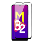 Tempered Glass for Samsung Galaxy M32 4G / A32 4G / A31 / A22 4G / F22 / M22 (Black) Edge to Edge , Pack of 1