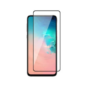 Tempered Glass for Samsung Galaxy S10e (Black) Edge to Edge , Pack of 1