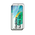 Tempered Glass for Samsung Galaxy S21 FE 5G (Black) Edge to Edge, Pack of 1
