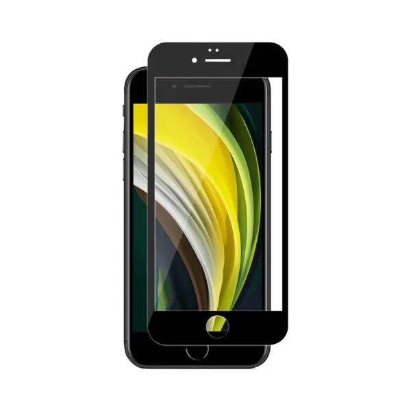 Tempered Glass for Apple iPhone 7 Plus / Apple iPhone 8 Plus (Black) Edge to Edge , Pack of 1 - Image 1